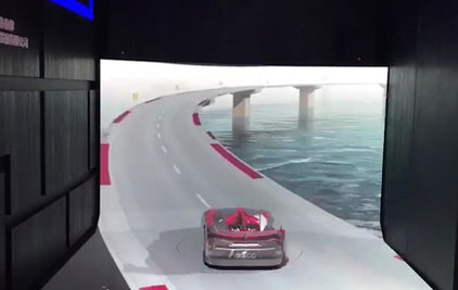 L型折幕沉浸式投影展示